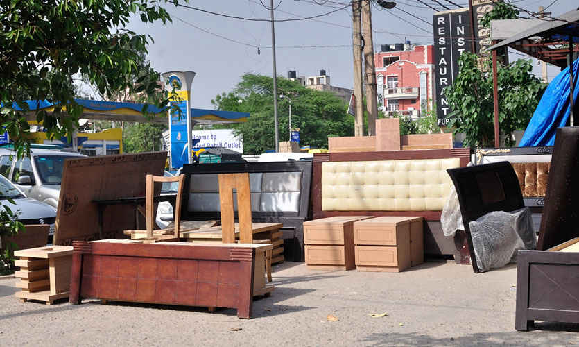 Furniture market in Kirti Nagar delhi