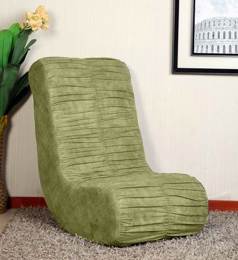 Daisy Rocking Chair in Green Colour by Parin