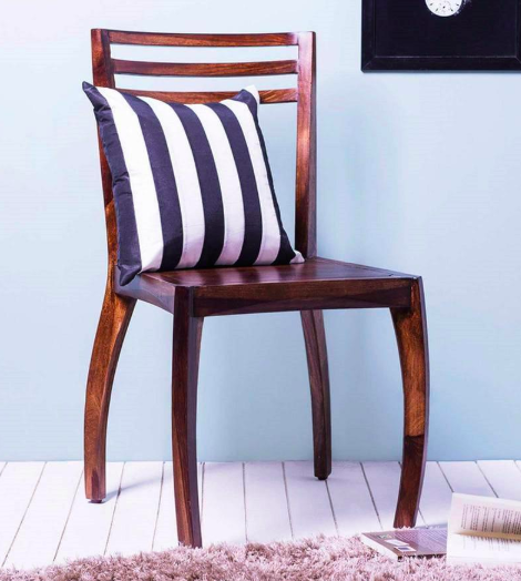 Dvina Dining Chair in Provincial Teak Finish on Rent