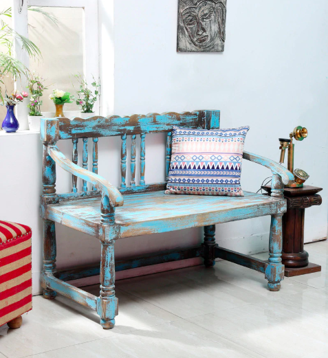 ubu-bench-in-blue-distress-finish-by-bohemiana