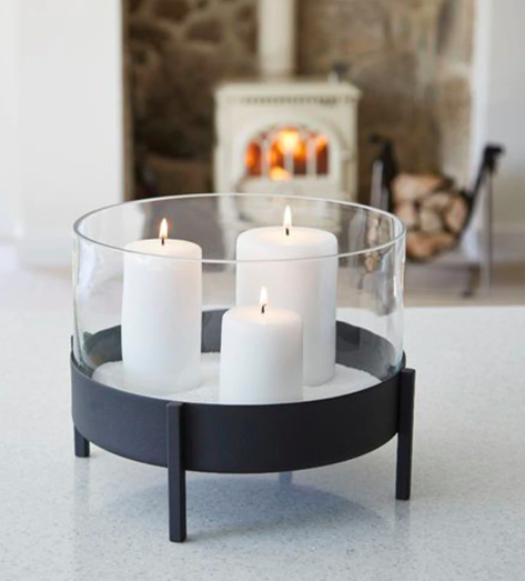 black-iron-round-candle-holder