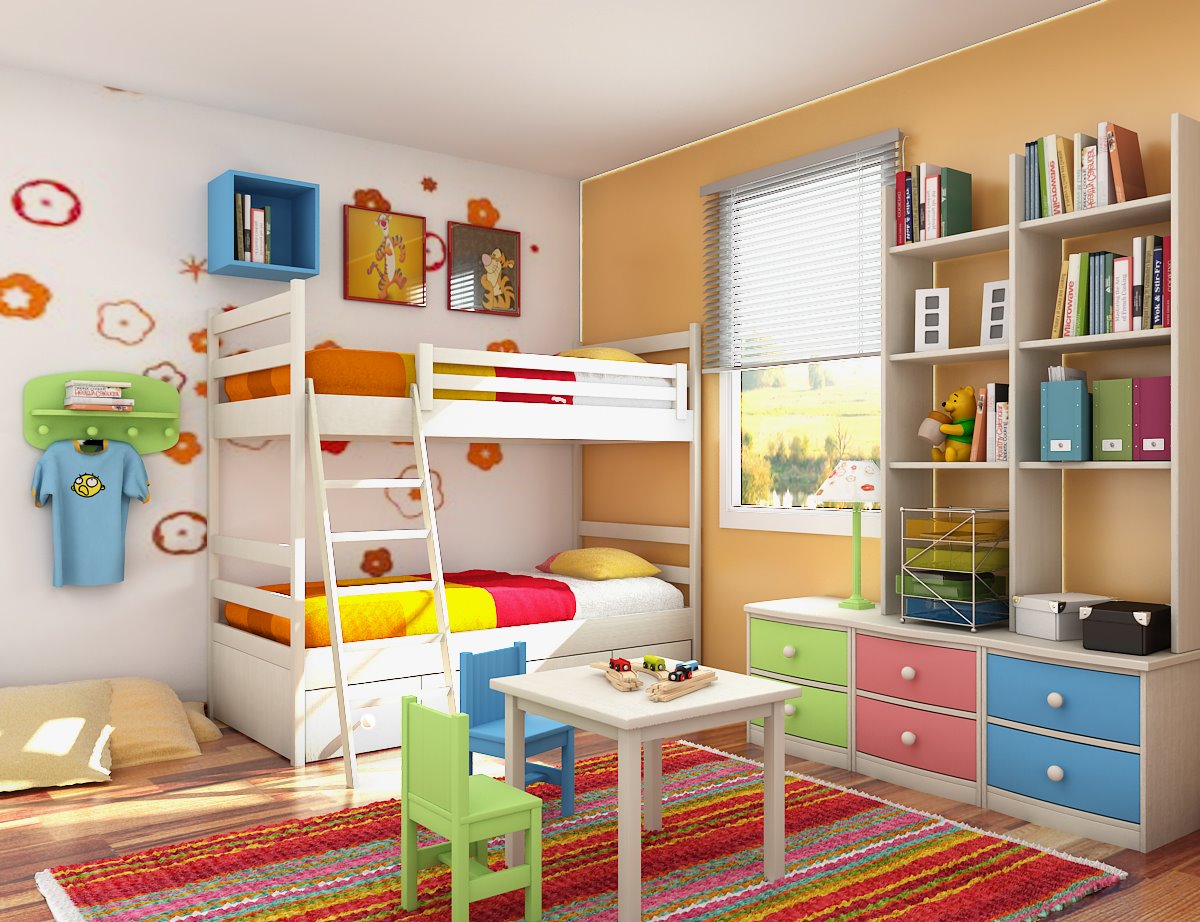 5 Easy Steps To Design A Perfect Bedroom For Your Kids!